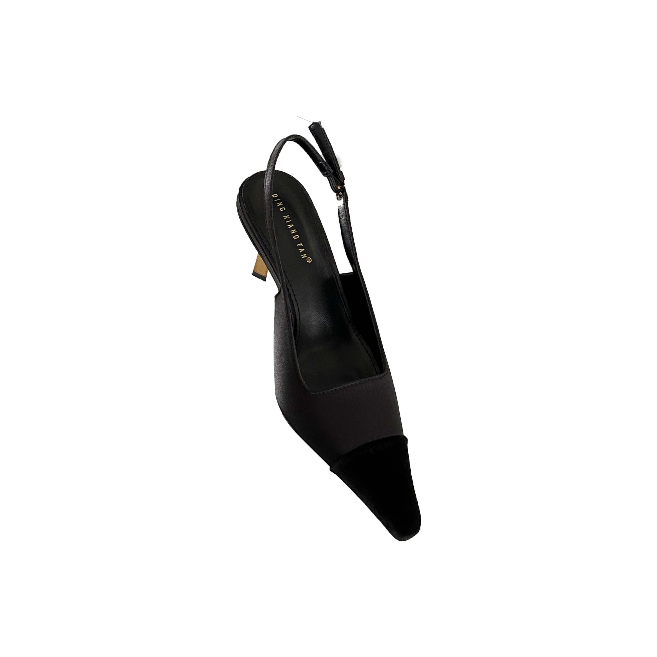 1706327204327_273980.jpg 2024 Spring Summer New European American Style Pointed Toe Closed Toe High Heel Sandals Simple Fashion Color Block