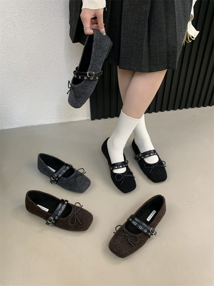 1761467002284_bkVuAH.jpg 2025 New Winter Bowknot One-Strap Furry Shoes Slip-On Warm Thick Fleece Moccasin 35-40